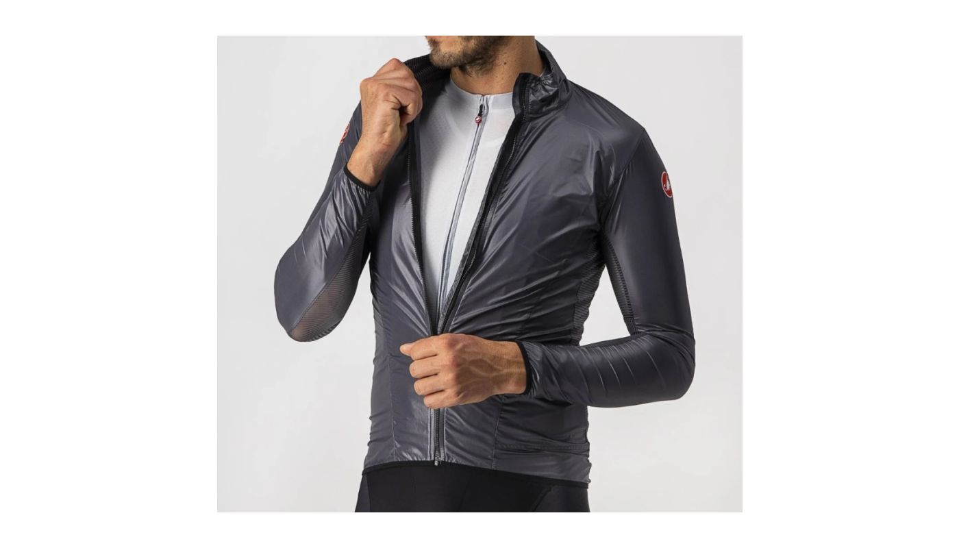 Castelli Aria Shell Jacket Dark grey - 3