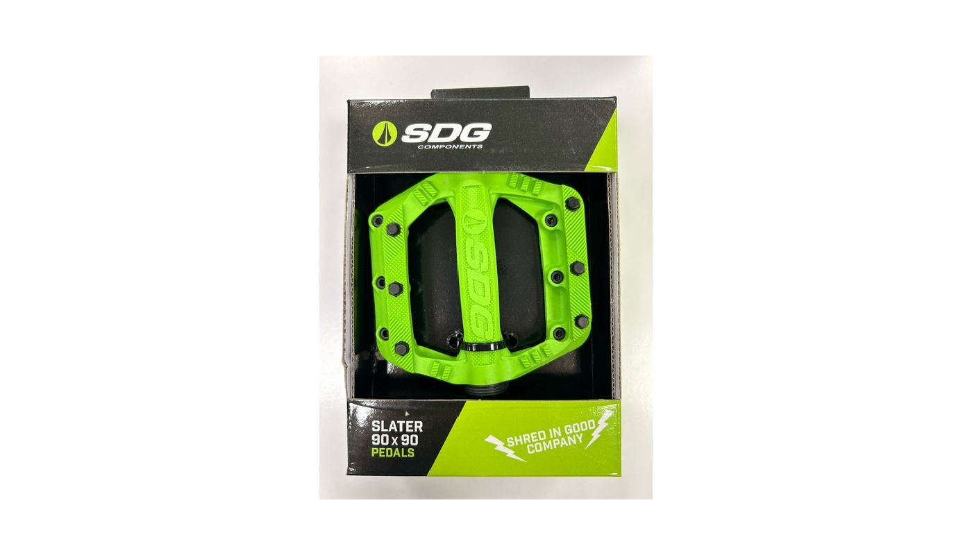 Pedály SDG Slater JR - neon green - 2