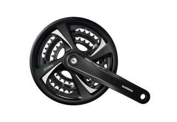 Kliky Shimano - FC-TX801 48/38/28 Černé 170mm - 1