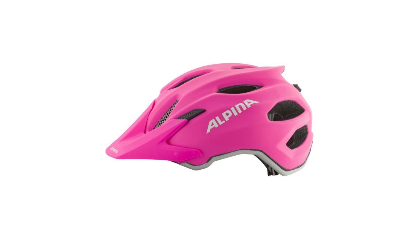 Cyklistická helma Alpina CARAPAX JR. Shocking pink matt - 4