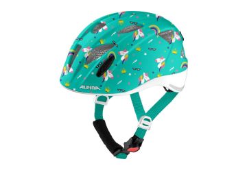 Cyklistická helma Alpina Ximo Flash unicorn gloss s blikačkou - 1