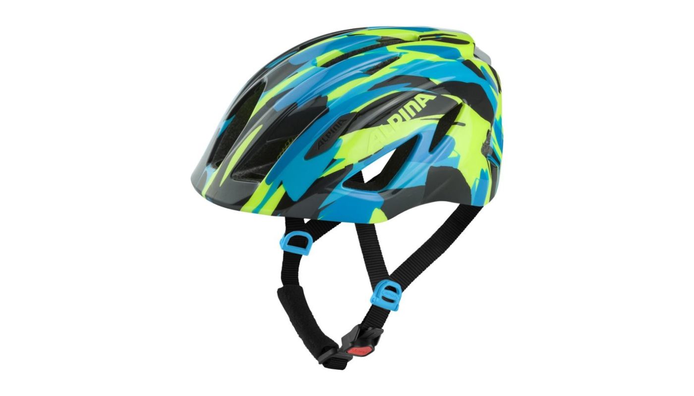 Cyklistická helma Alpina PICO Flash Neon-blue green gloss - 1