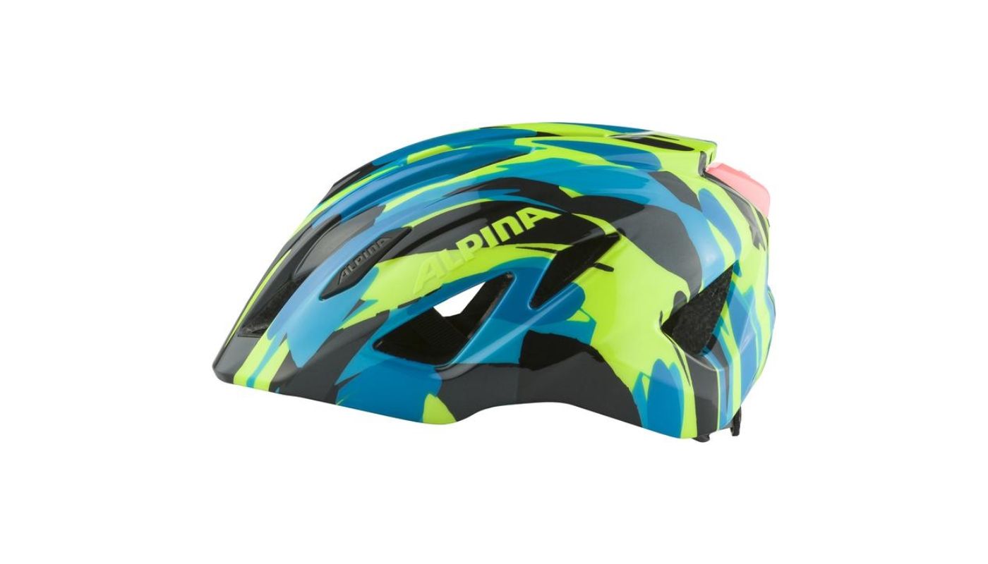 Cyklistická helma Alpina PICO Flash Neon-blue green gloss - 4