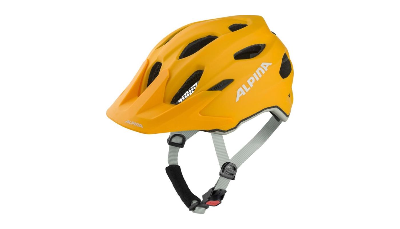 Cyklistická helma Alpina CARAPAX JR. burned-yellow matt - 1