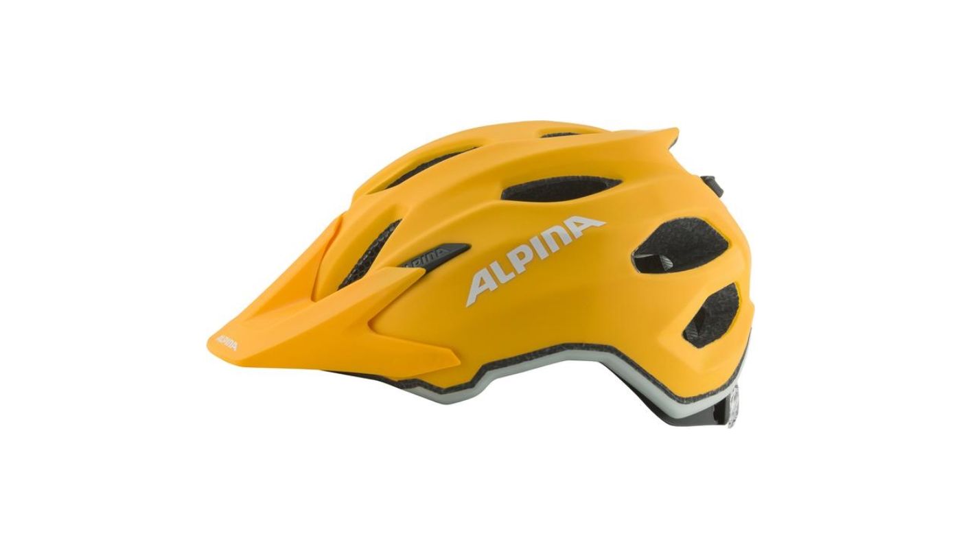 Cyklistická helma Alpina CARAPAX JR. burned-yellow matt - 4