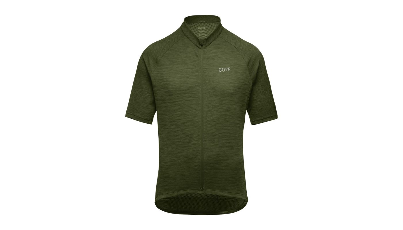 Pánský dres GORE C3 Jersey-utility green - 1