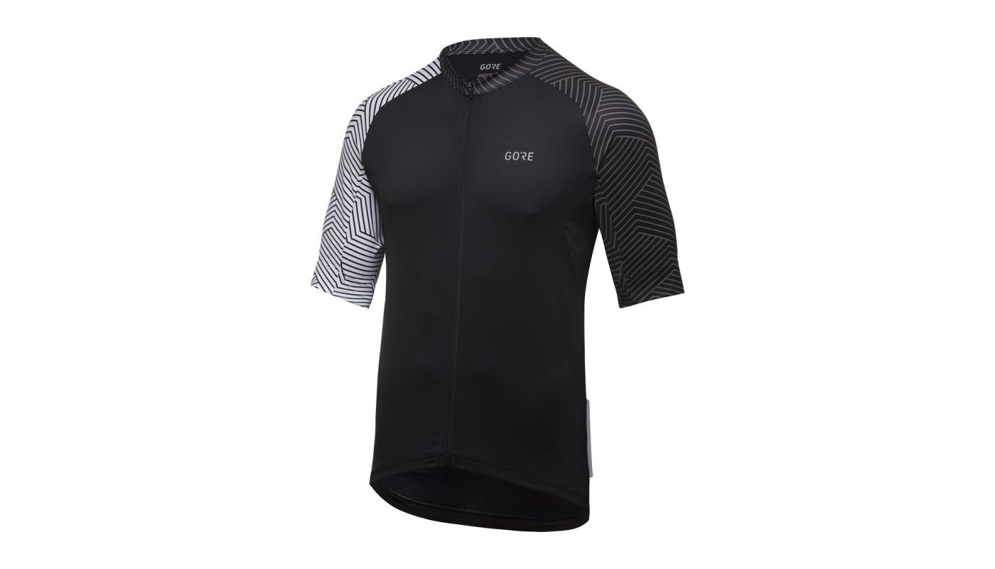 Pánský dres GORE C5 Jersey black/white - 3