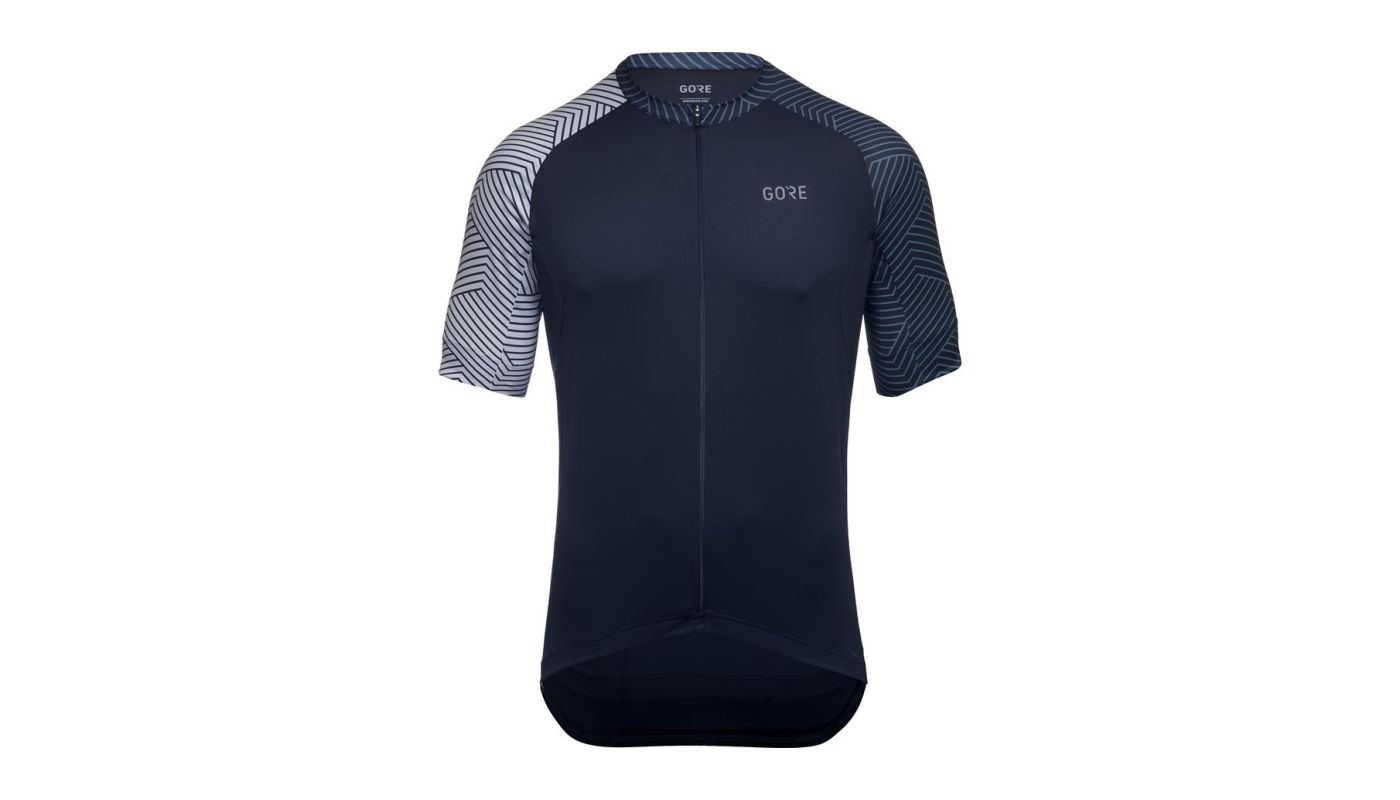 Pánský dres GORE C5 Jersey orbit blue/white - 1