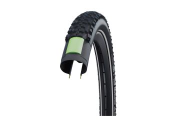 Plášť Schwalbe Smart Sam Plus 27.5x2.25 Addix DoubleDefense GrennGuard reflexní pruh - 1