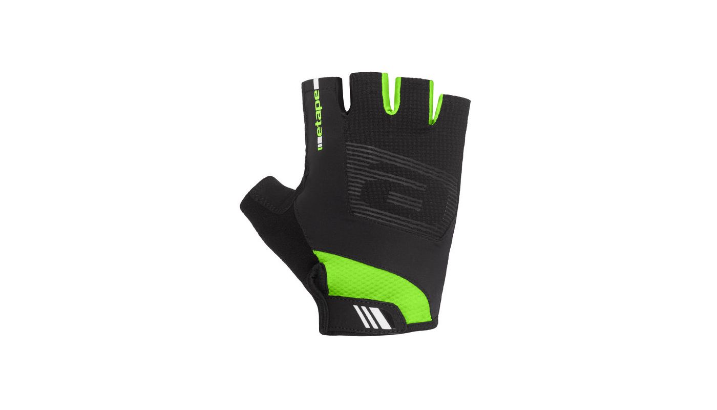 Etape – rukavice GARDA, černá zelená - 1