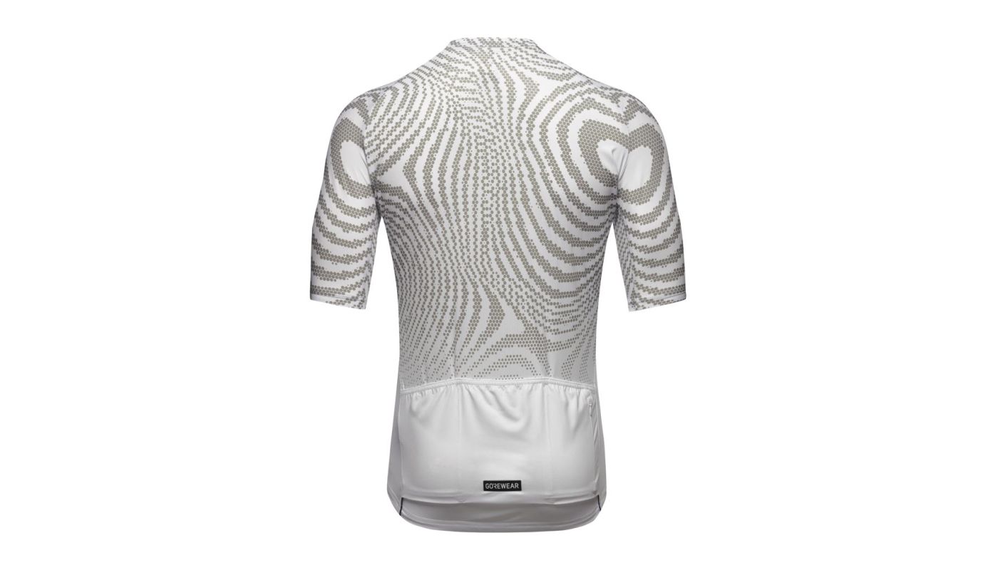 GORE Spirit Moire Jersey Mens white / lab gray M - 3