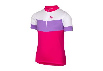 Etape – dětský dres PEDDY2.0, lila/růžová - 1