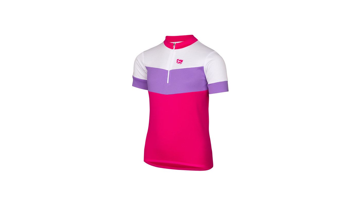 Etape – dětský dres PEDDY2.0, lila/růžová - 1