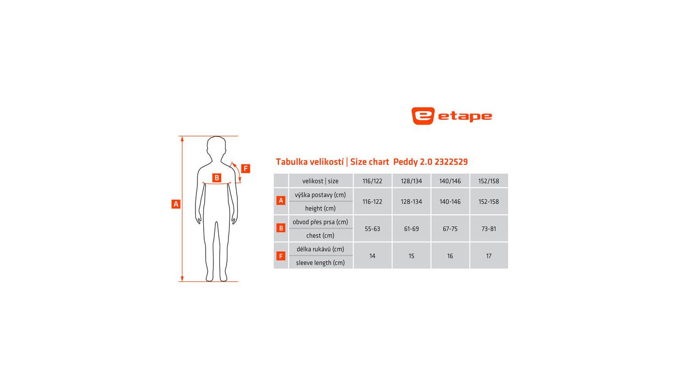 Etape – dětský dres PEDDY2.0, lila/růžová - 8