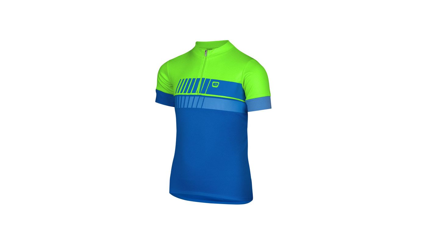 Etape – dětský dres PEDDY2.0,zelená/modrá - 1