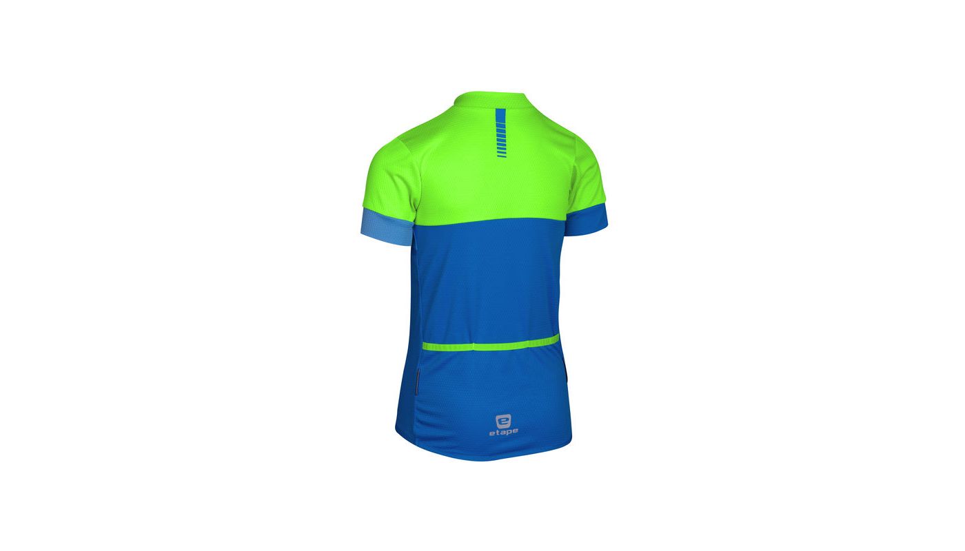 Etape – dětský dres PEDDY2.0,zelená/modrá - 2