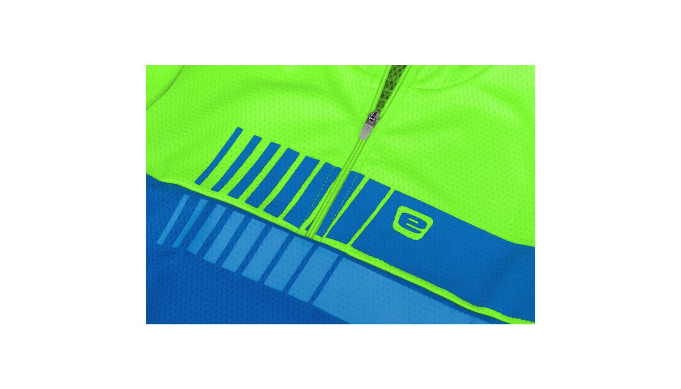 Etape – dětský dres PEDDY2.0,zelená/modrá - 4