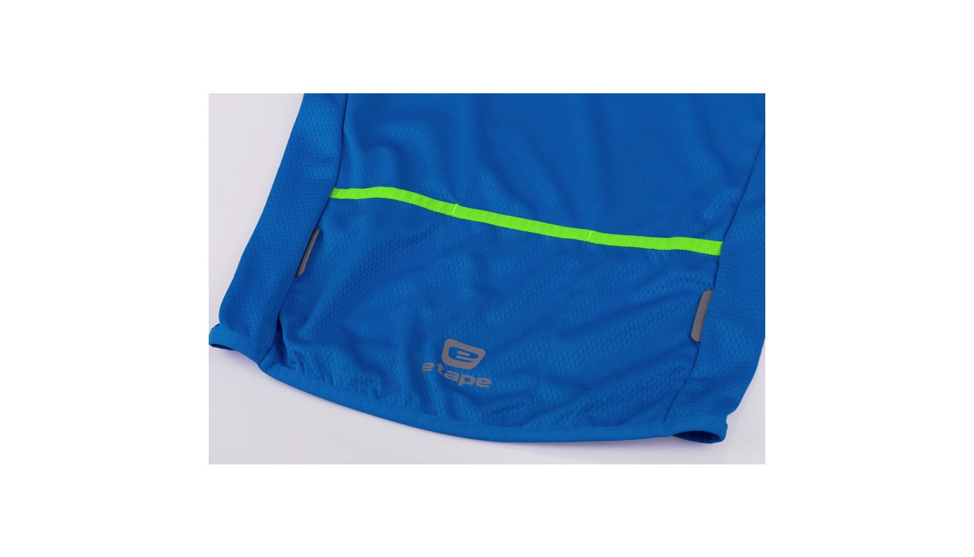 Etape – dětský dres PEDDY2.0,zelená/modrá - 5