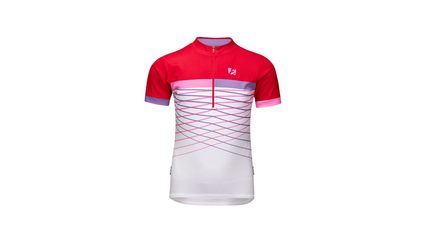Etape – dětský dres LUCKY,bílá/růžová - 3