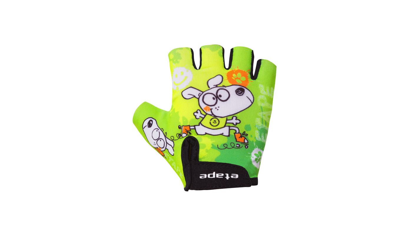 Etape – dětské rukavice TINY, zelená 7-8 - 1