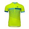 Etape – dětský dres LUCKY,žlutá fluo/modrá - 1