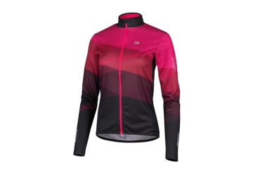 Etape Gaia dámský dres- magenta/černá dl.rukáv - 1