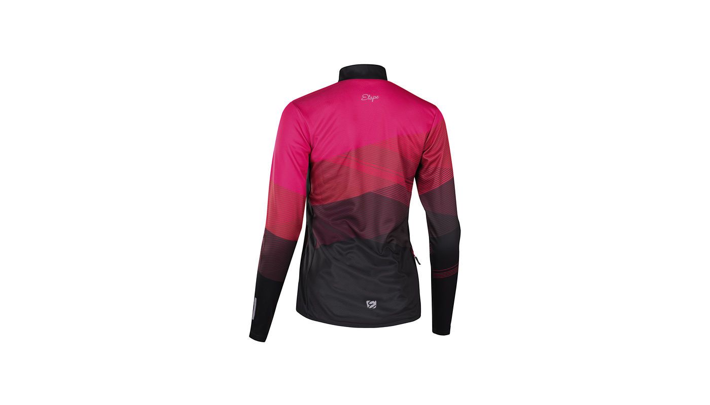 Etape Gaia dámský dres- magenta/černá dl.rukáv - 3