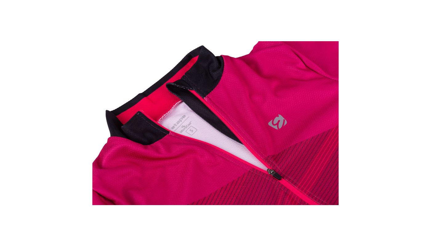 Etape Gaia dámský dres- magenta/černá dl.rukáv - 4