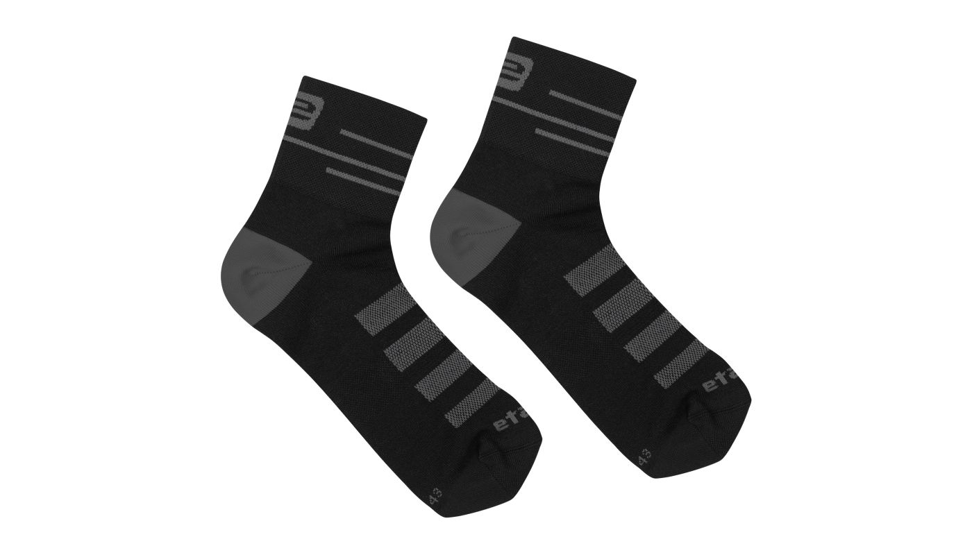 Etape - ponožky SOX, černá/antracit 44-47 - 2