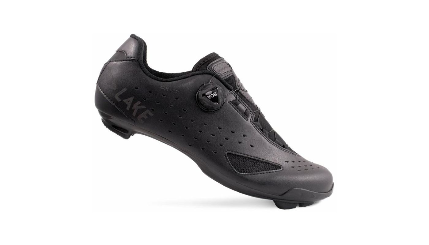 Lake CX177-X  silniční černá/reflexní černá (Wide) Pánská/Unisex - 1