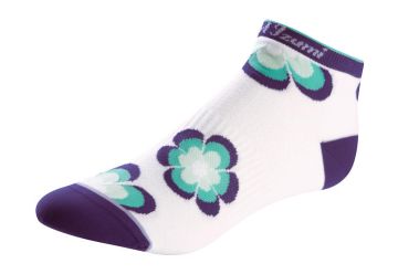 Pearl Izumi ponožky W´Elite , květiny fialové - 1