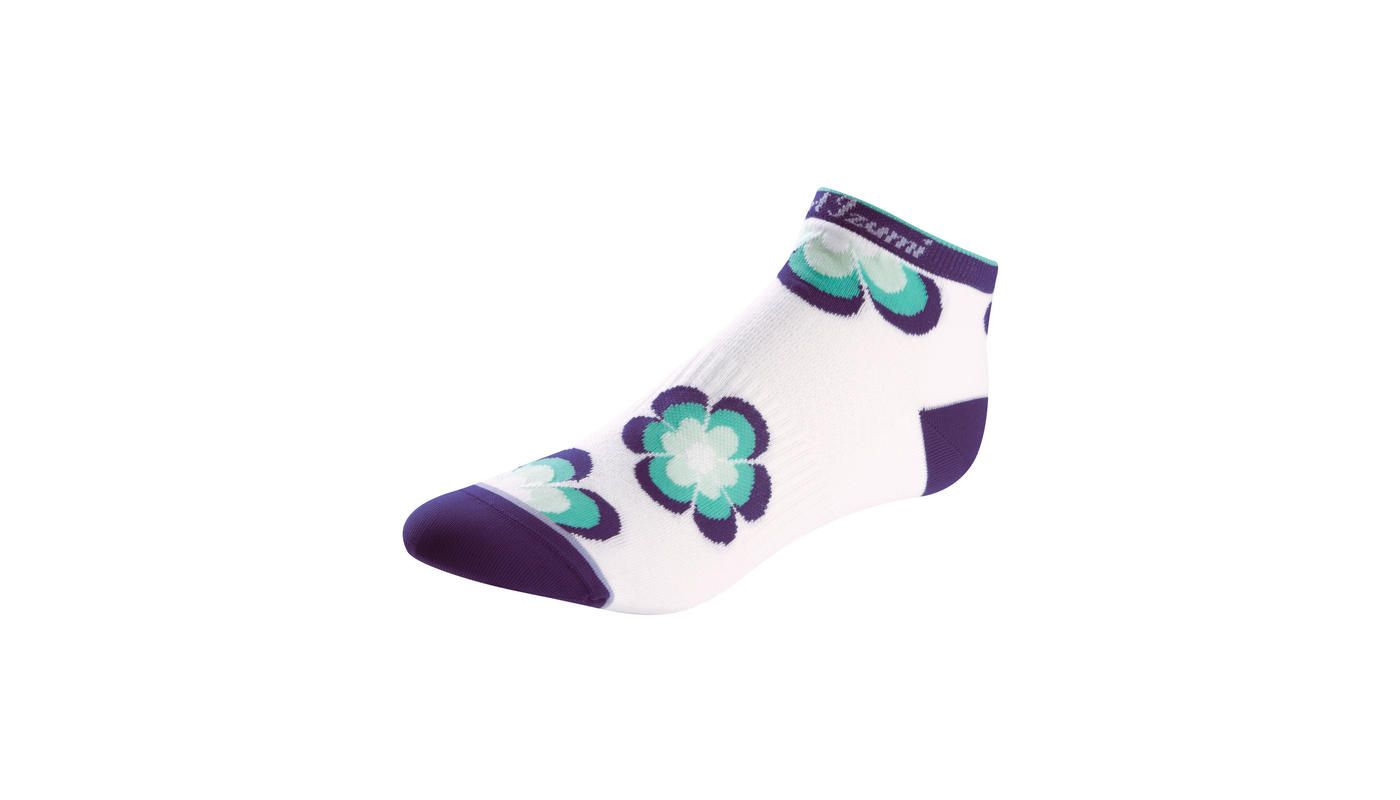 Pearl Izumi ponožky W´Elite , květiny fialové - 1