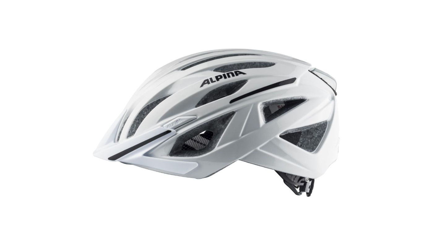 Cyklistická helma Alpina HAGA white gloss - 3