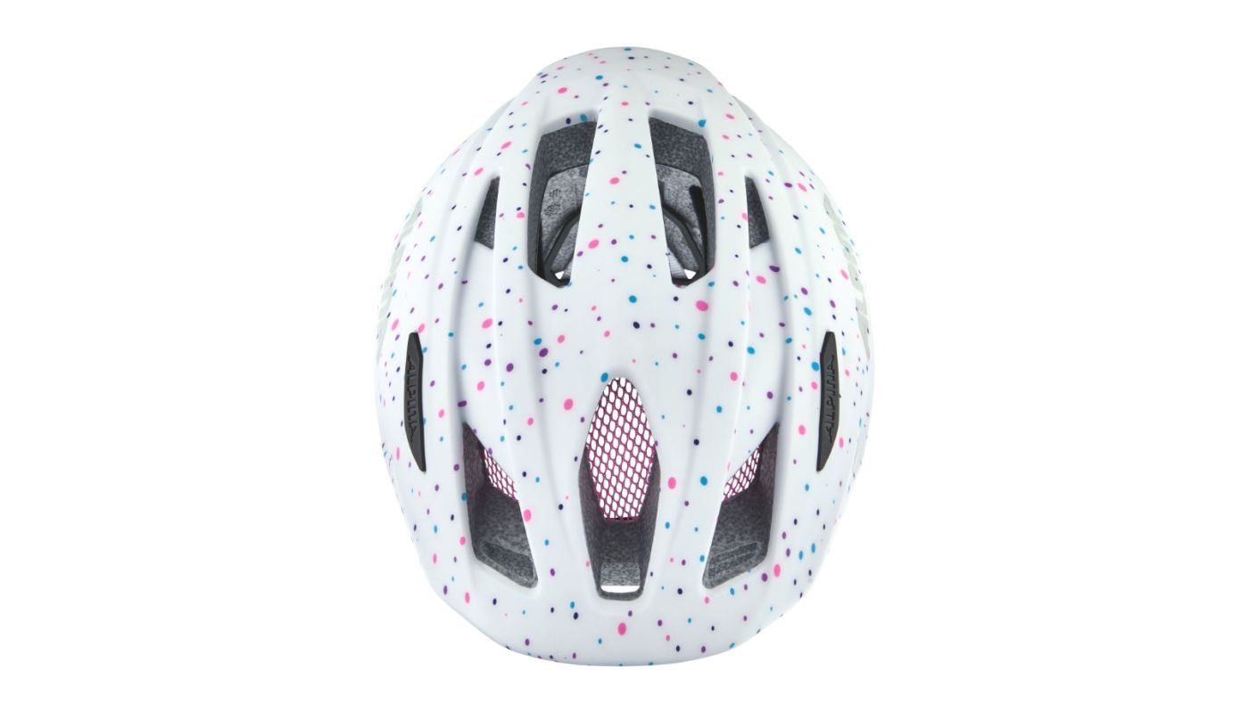 Cyklistická helma Alpina PICO Flash white polka dots gloss - 2