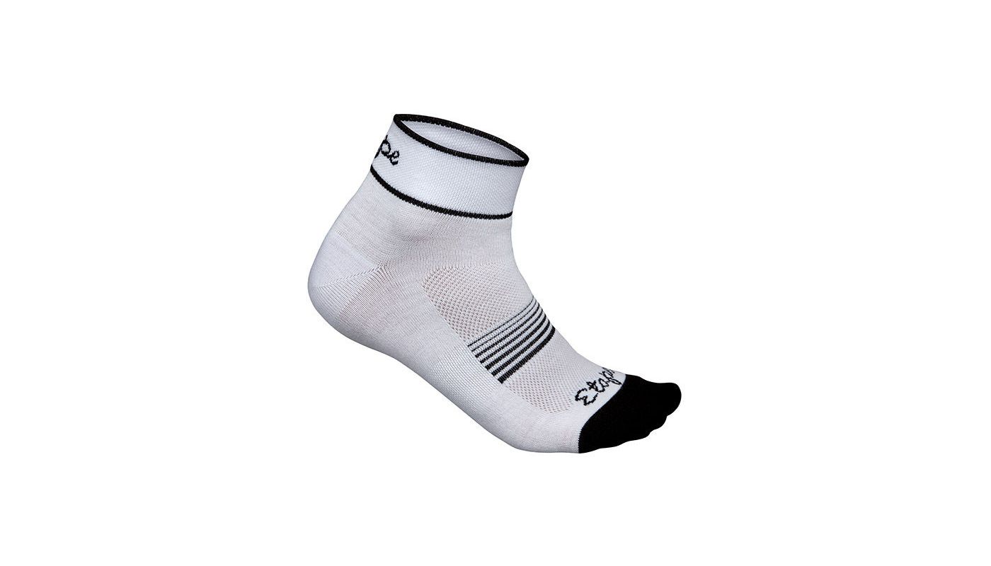 Etape - dámské ponožky KISS, bílá/černá - 1