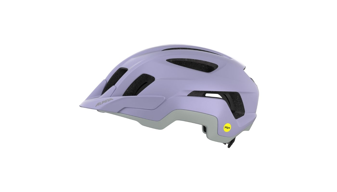 Cyklistická přilba Alpina PARANUS MIPS lilac-grey matt - 2