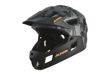 Cyklistická helma Alpina RUPI black-camo orange matt - 1