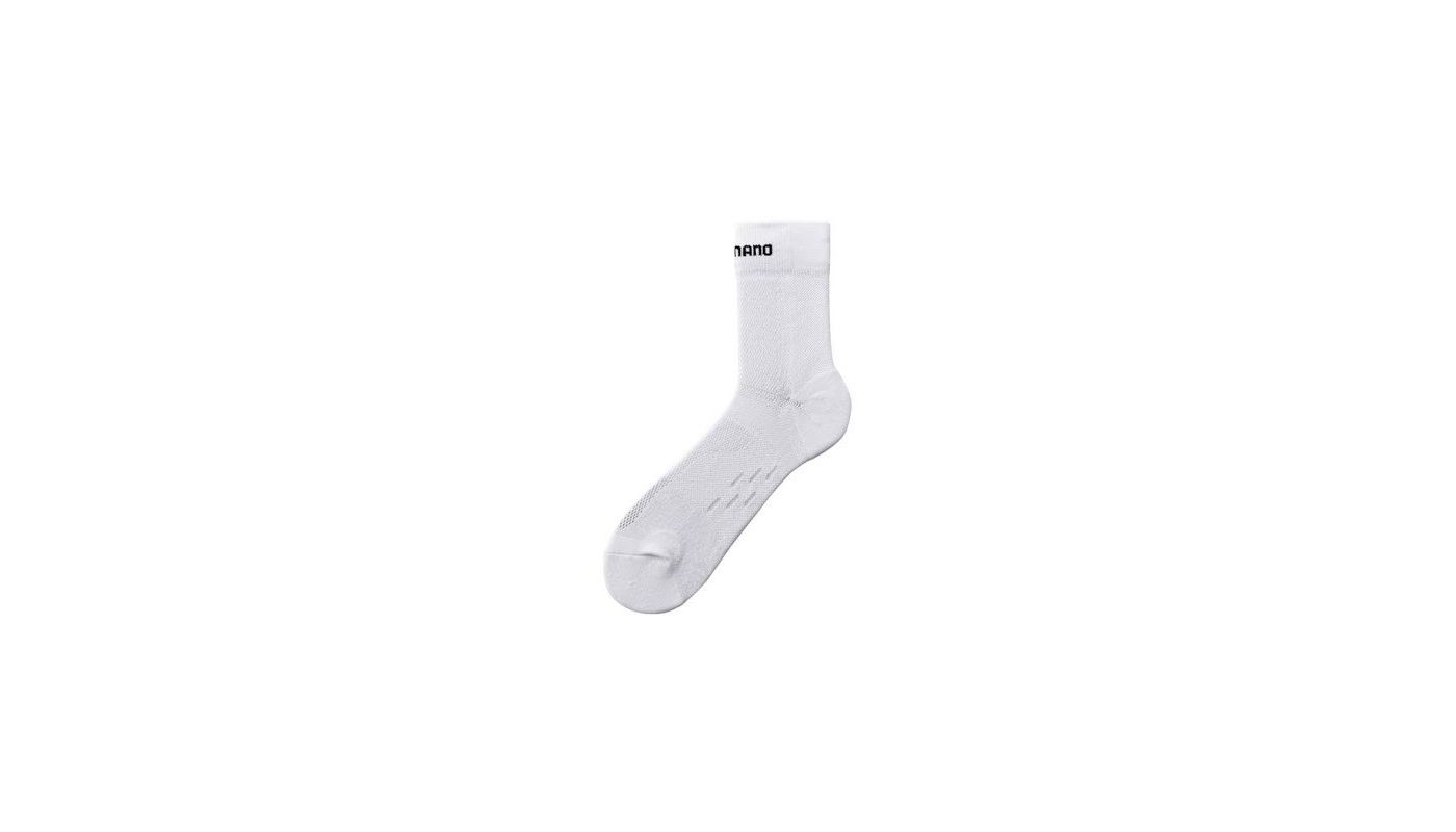 Shimano ponožky Normal Ankle , White - 1