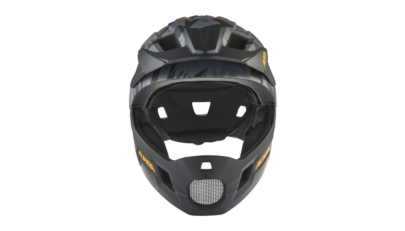 Cyklistická helma Alpina RUPI black-camo orange matt - 2