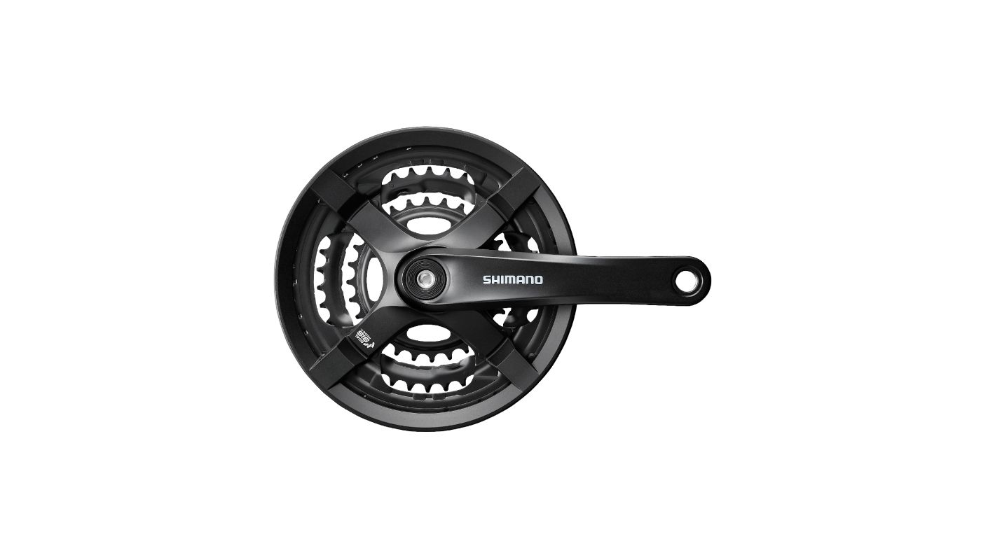 Kliky Shimano FC-TY501 48/38/28 Černé - 1 Kliky Shimano FC-TY501 48/38/28 Černé - 1