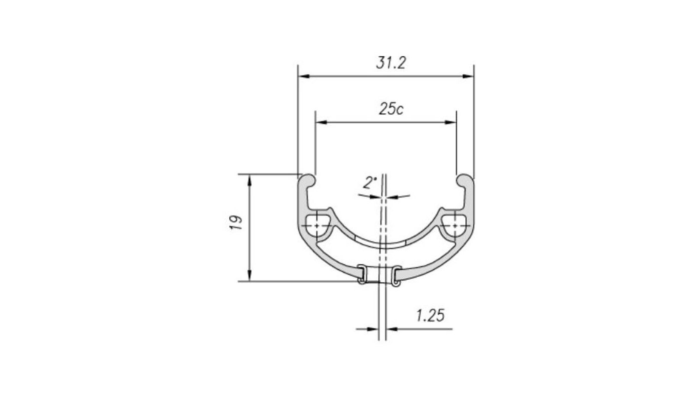 Ráfek MACH1 29" Maxx disc 32děr/černý 622x25 - 2