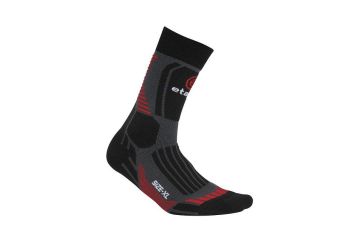 Etape ponožky Cross zimní , Black/red - 1