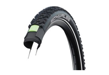Plášť Schwalbe Smart Sam Plus 47-622 AddixPerformance DoubleDefense GreenGuard reflexní pr - 1