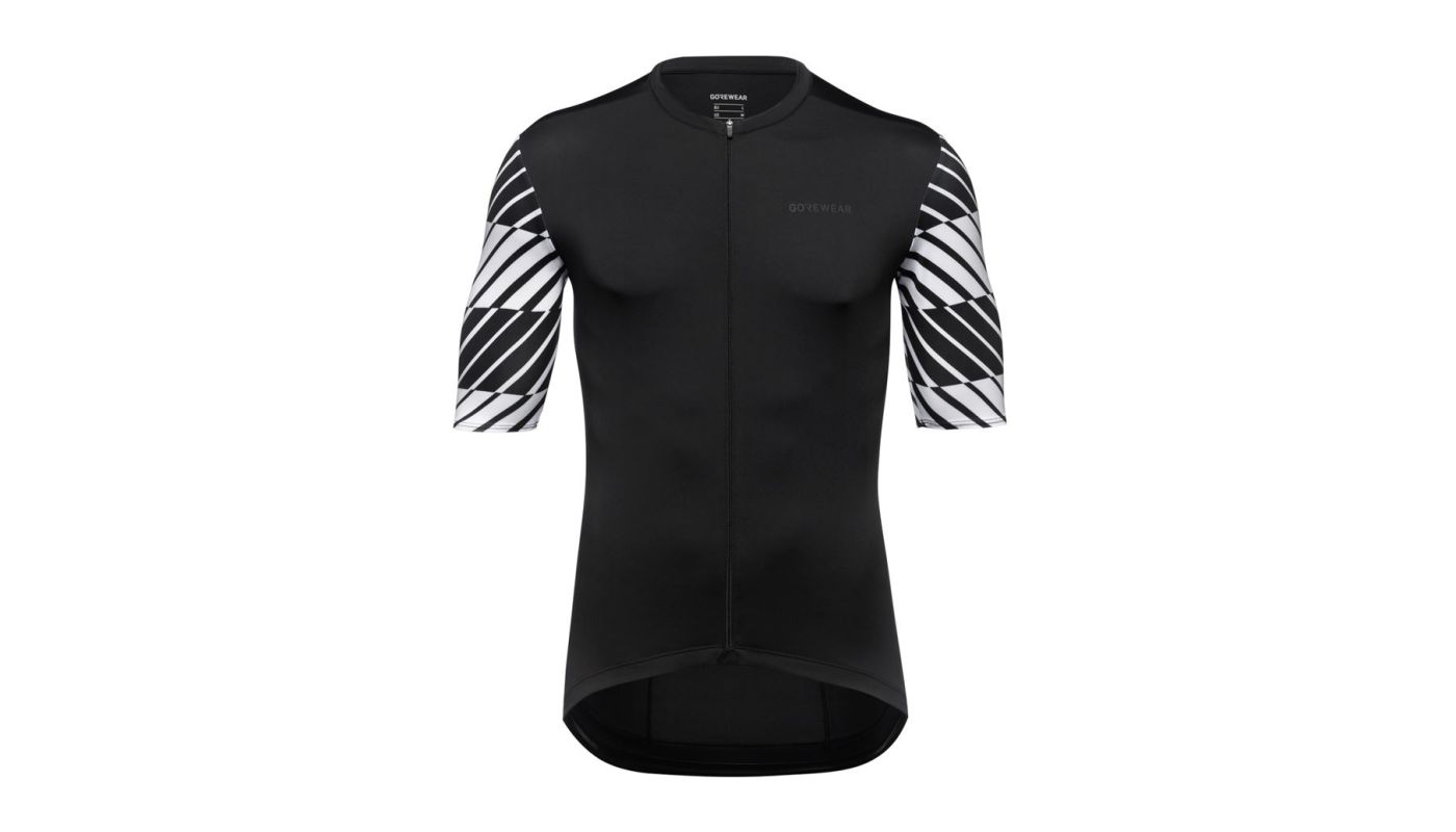 GORE SWIFTRIDE Optical Jersey Mens black / white L - 1