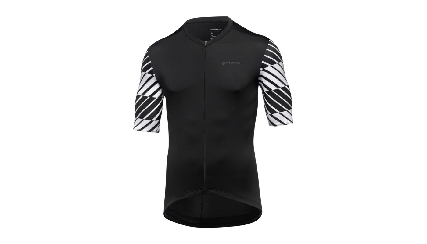 GORE SWIFTRIDE Optical Jersey Mens black / white L - 2