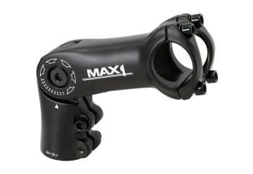 Stavitelný představec Max1 90/90°/31,8 mm černý - 1