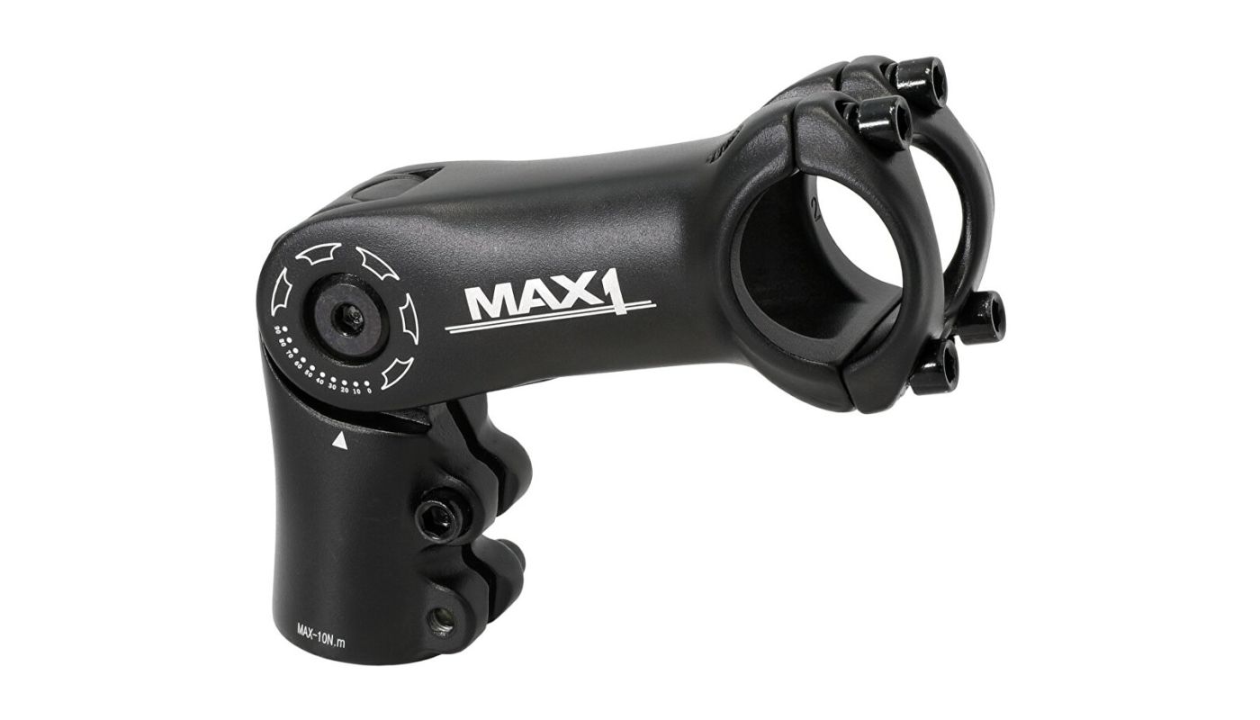 Stavitelný představec Max1 90/90°/31,8 mm černý - 1