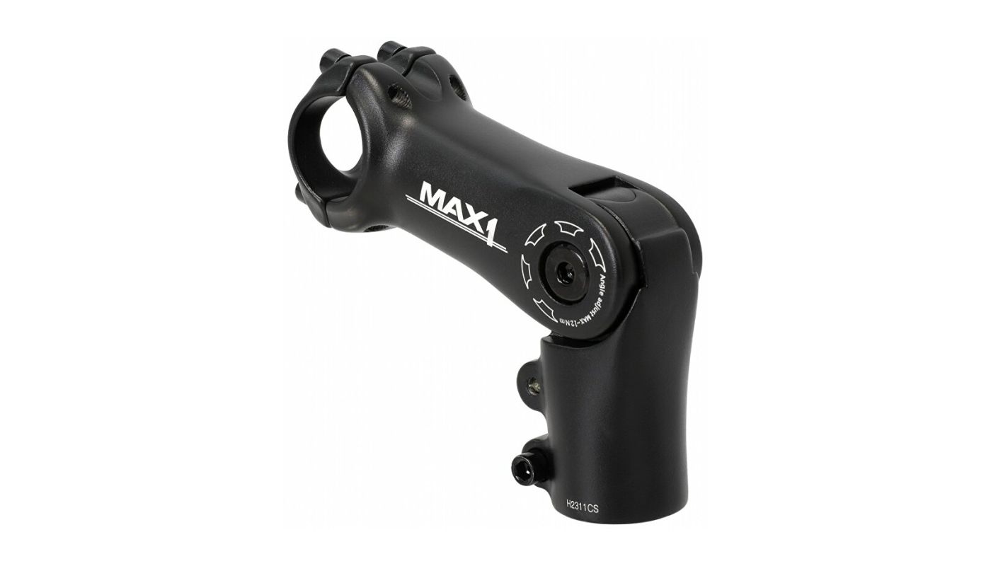 Stavitelný představec Max1 90/90°/31,8 mm černý - 2