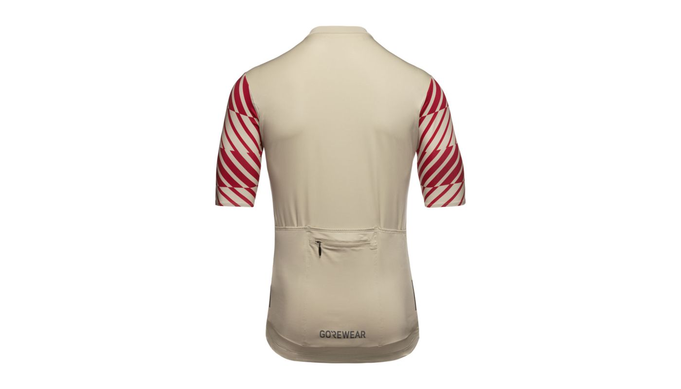 GORE SWIFTRIDE Optical Jersey Mens tech beige / utility red  L - 3