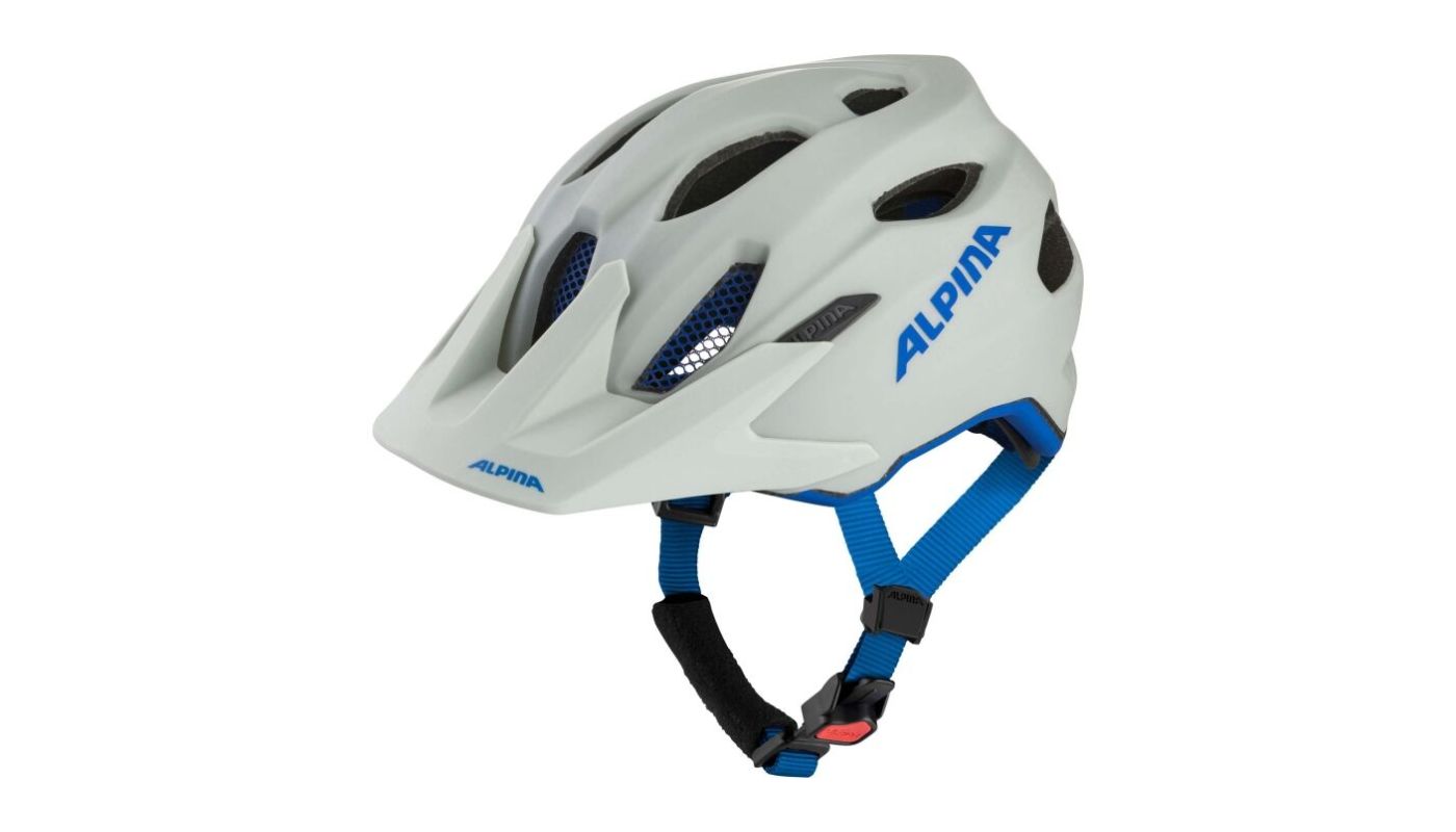 Cyklistická helma Alpina CARAPAX JR. smoke-grey blue matt - 1 Cyklistická helma Alpina CARAPAX JR. smoke-grey blue matt - 1